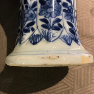 A Chinese blue and white 5-piece garniture, Kangxi — photo 34