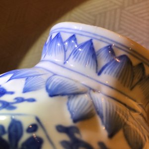 A Chinese blue and white 5-piece garniture, Kangxi — photo 36