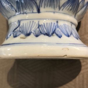 A Chinese blue and white 5-piece garniture, Kangxi — photo 45