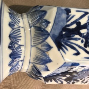 A Chinese blue and white 5-piece garniture, Kangxi — photo 48