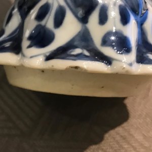 A Chinese blue and white 5-piece garniture, Kangxi — photo 10