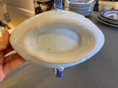 A Chinese blue and white 53-piece service, Qianlong — 照片 23