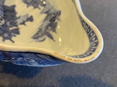A Chinese blue and white 53-piece service, Qianlong — 照片 29