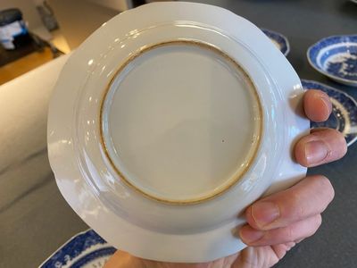 A Chinese blue and white 53-piece service, Qianlong — 照片 37