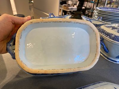 A Chinese blue and white 53-piece service, Qianlong — 照片 4
