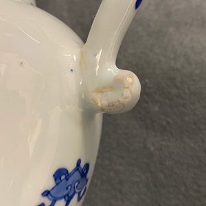 A Chinese blue and white 'antiquities' ewer, Kangxi — 照片 12
