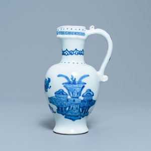A Chinese blue and white 'antiquities' ewer, Kangxi — 照片 2