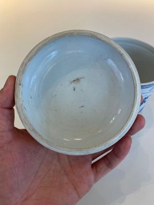 A Chinese blue and white ‘antiquities’ jar and cover, Kangxi — 照片 6