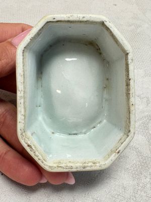 A Chinese blue and white 'Arbour' salt after Cornelis Pronk, Qianlong — photo 10