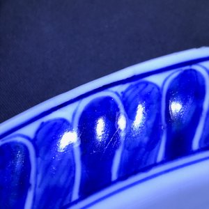 A Chinese blue and white 'Bacchus' dish, Kangxi — 照片 11