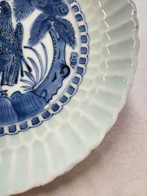 A Chinese blue and white 'Bird of Prey' plate, Wanli — photo 5