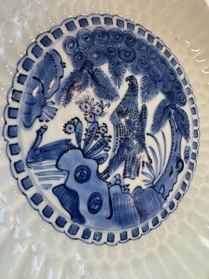 A Chinese blue and white 'Bird of Prey' plate, Wanli — photo 6