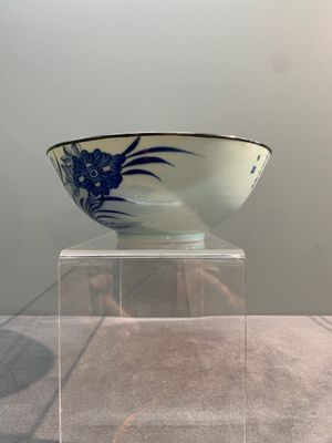 A Chinese blue and white 'Bleu de Hue' bowl for the Vietnamese market, chơi ngọc 玩玉 mark, 19th C. — photo 2
