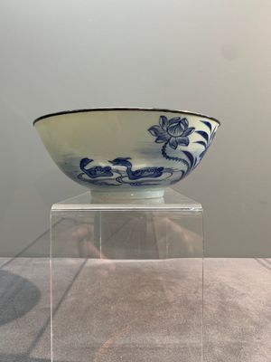 A Chinese blue and white 'Bleu de Hue' bowl for the Vietnamese market, chơi ngọc 玩玉 mark, 19th C. — photo 4
