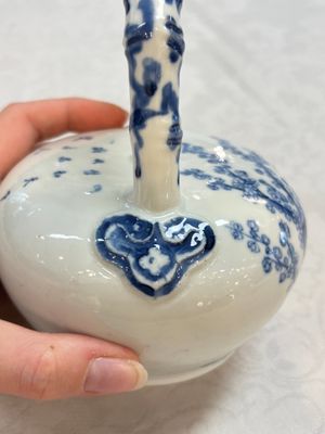 A Chinese blue and white 'Bleu de Hue' lime pot for the Vietnamese market, 19th C. — photo 12