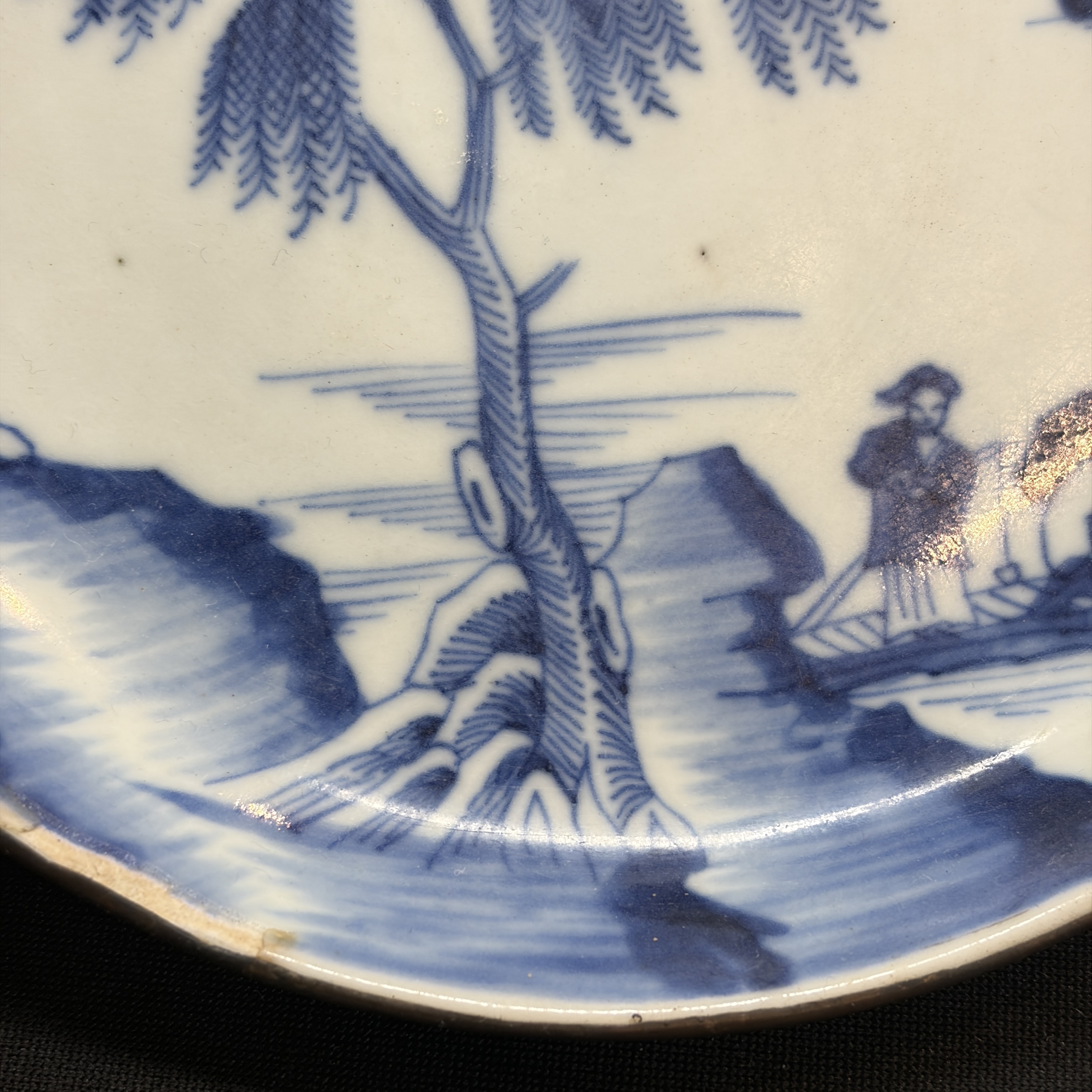 A Chinese blue and white 'Bleu de Hue' plate for the Vietnamese market, chơi ngọc 玩玉 mark, 19th C. — foto 11