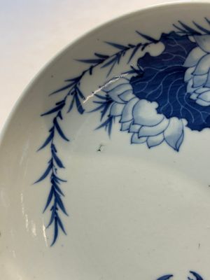 A Chinese blue and white 'Bleu de Hue' plate for the Vietnamese market — photo 5