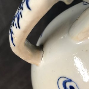 A Chinese blue and white 'Bleu de Hue' Vietnamese market jug, 19th C. — 照片 16