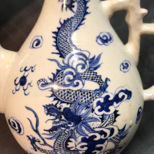 A Chinese blue and white 'Bleu de Hue' Vietnamese market jug, 19th C. — 照片 18