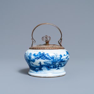 A Chinese blue and white 'Blue de Hue' waterpipe for the Vietnamese market, Kangxi — 照片 3