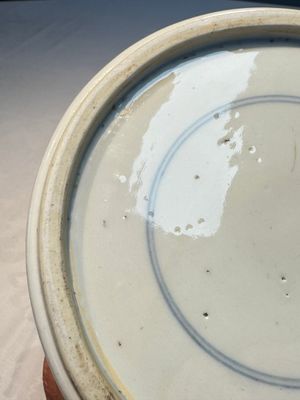 A Chinese blue and white 'Boot-swapping ceremony of Cui Rong' vase, Kangxi — 照片 19