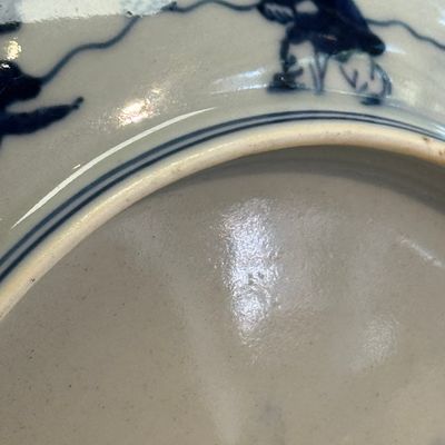A Chinese blue and white 'Boys at Play 嬰戲圖' plate — photo 20
