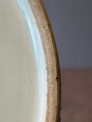 A Chinese blue and white brush washer and two seal paste boxes and covers, Qianlong mark, 19th C. — 照片 16
