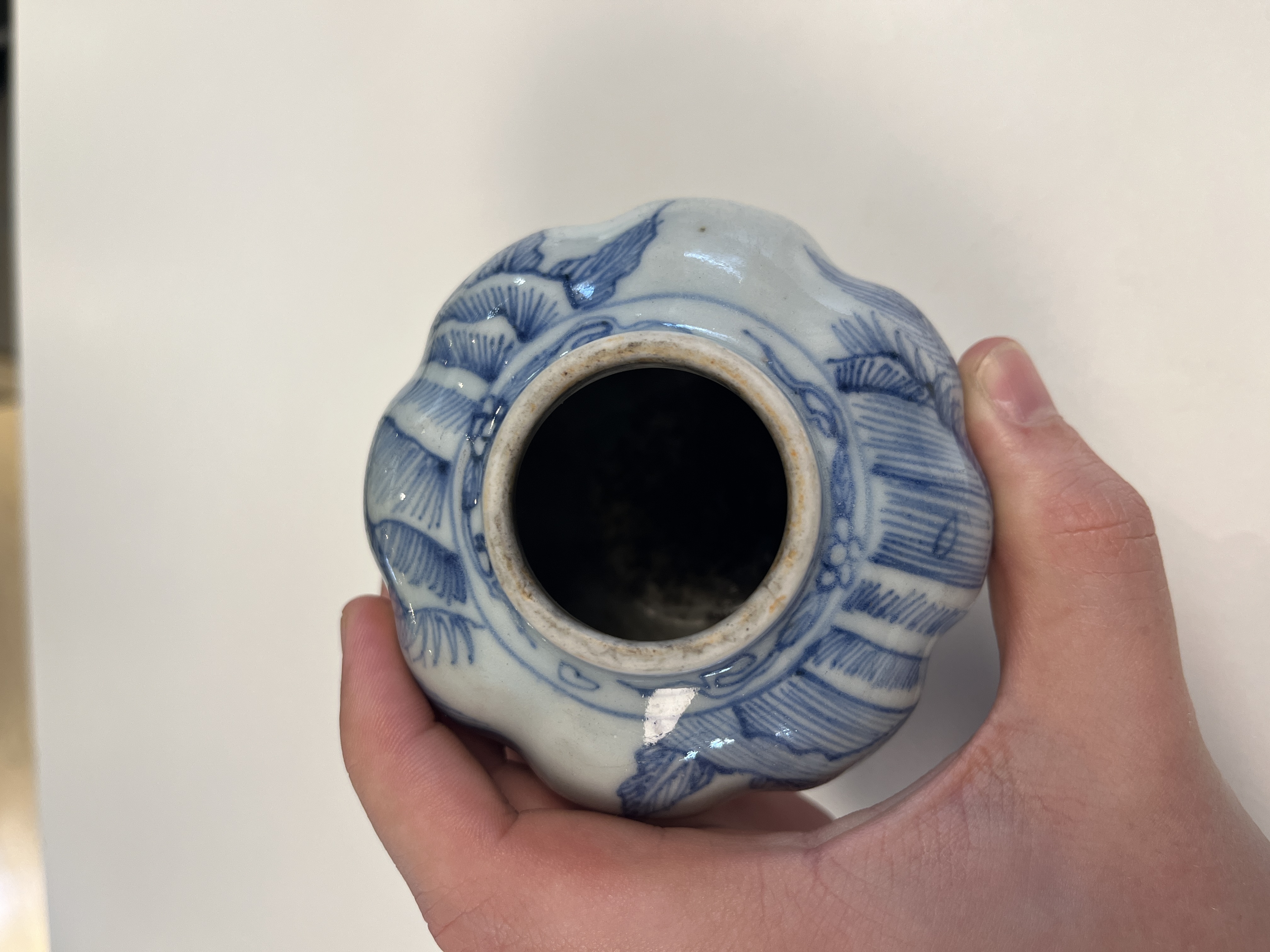 A Chinese blue and white 'Buddhist Lion' jarlet — foto 5