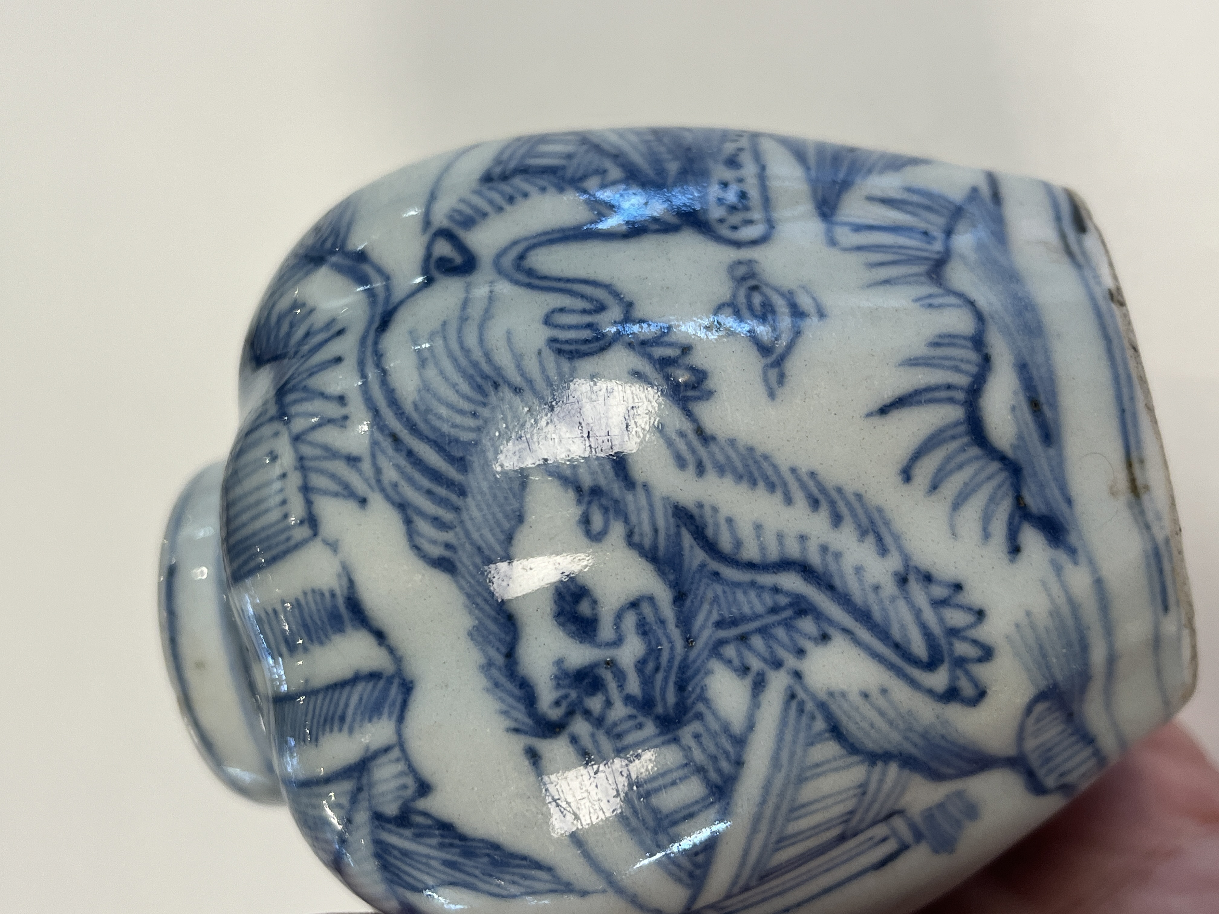 A Chinese blue and white 'Buddhist Lion' jarlet — foto 8