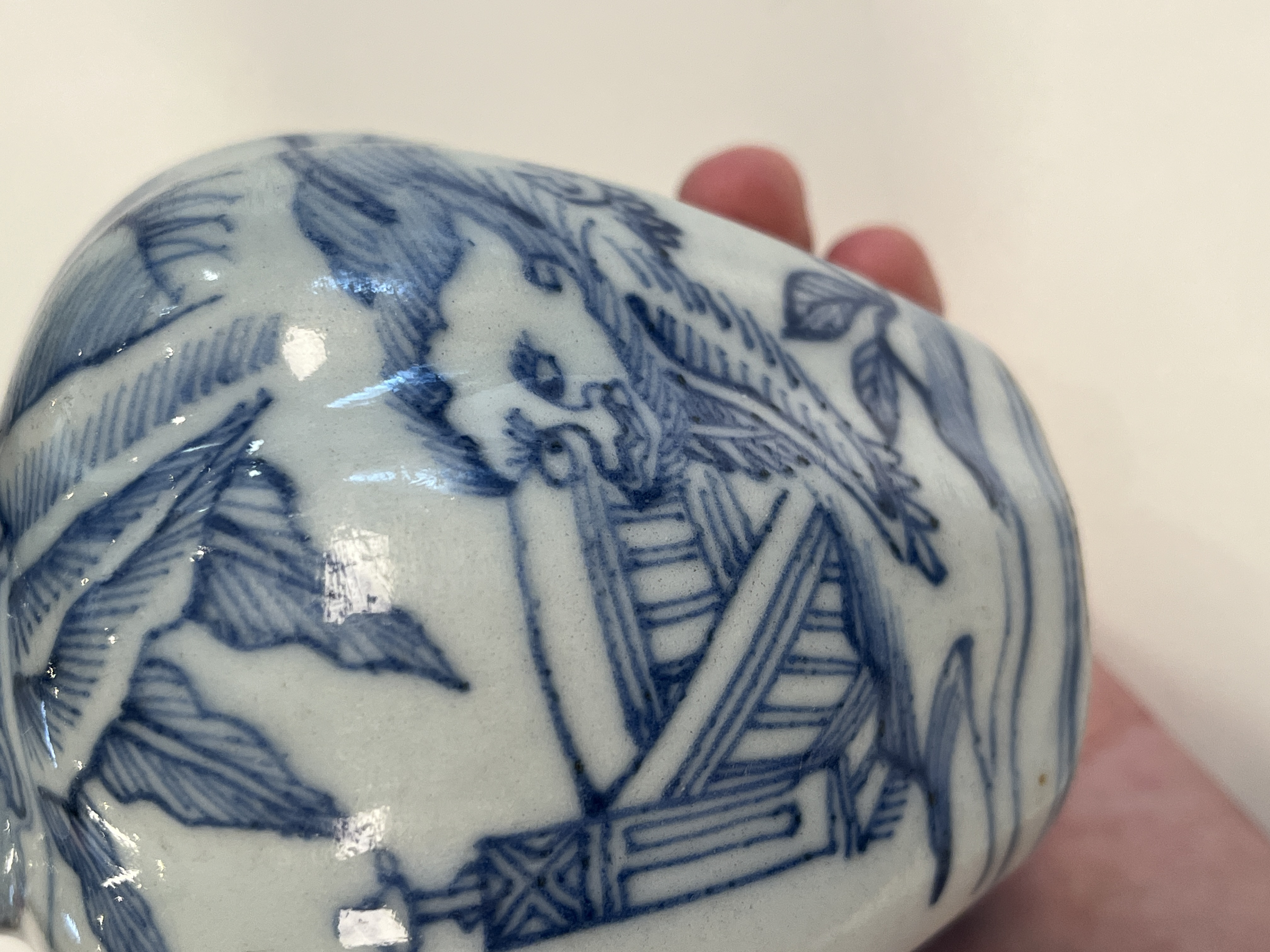 A Chinese blue and white 'Buddhist Lion' jarlet — foto 9