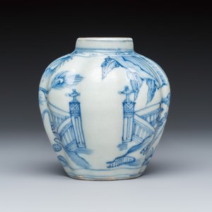 A Chinese blue and white 'Buddhist Lion' jarlet — foto 3