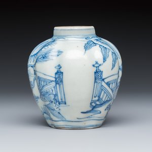 A Chinese blue and white 'Buddhist Lion' jarlet — foto 5
