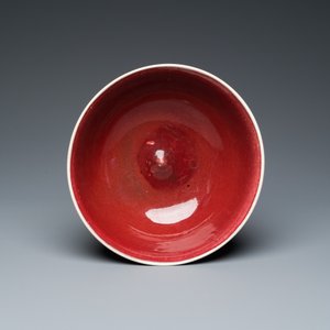 A Chinese blue and white 'Buddhist lions' vase and a 'langyao' bowl, 19/20th C. — 照片 6