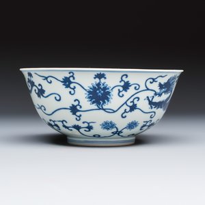 A Chinese blue and white 'Cao Long' bowl — foto 5