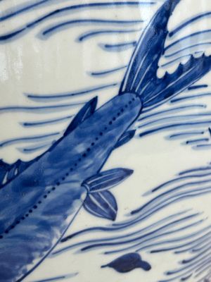 A Chinese blue and white 'carp' fishbowl, Kangxi — photo 18