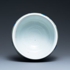 A Chinese blue and white celadon-ground censer, Kangxi — photo 6