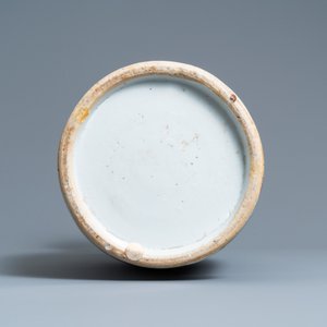 A Chinese blue and white celadon-ground vase, 19th C. — photo 6