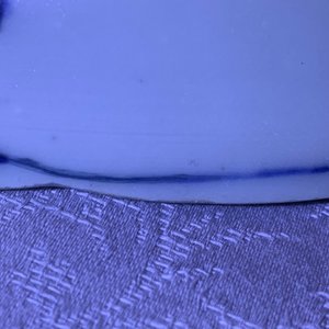 A Chinese blue and white charger with deer, birds and insects, Jiajing — 照片 12