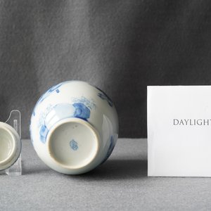 A Chinese blue and white covered tea caddy, Kangxi — 照片 10