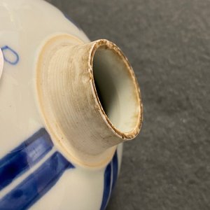 A Chinese blue and white covered tea caddy, Kangxi — 照片 15