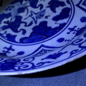 嘉庆 青花瓷盘 — 照片 6