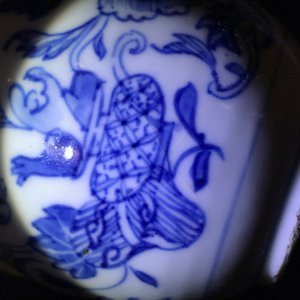 A Chinese blue and white cruet set on stand, Qianlong — photo 15