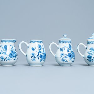 A Chinese blue and white cruet set on stand, Qianlong — 照片 6