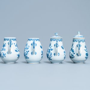 A Chinese blue and white cruet set on stand, Qianlong — 照片 8