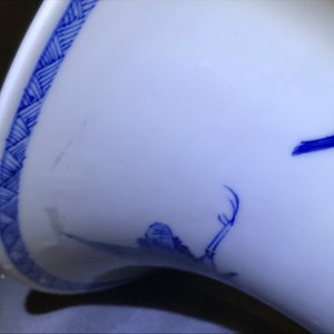 A Chinese blue and white 'deer and crane' yenyen vase, Kangxi — 照片 17