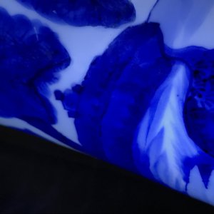 A Chinese blue and white 'deer and crane' yenyen vase, Kangxi — 照片 24