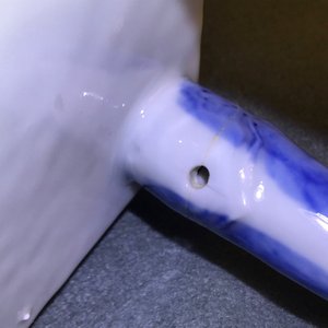 A Chinese blue and white 'ding' incense burner, 18/19th C. — 照片 10