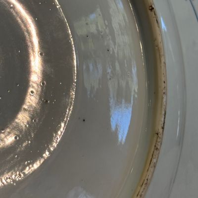 A Chinese blue and white dish with a raised medallion centre — photo 18