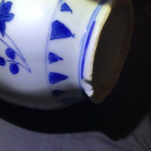 A Chinese blue and white double gourd ewer, Transitional period — 照片 14