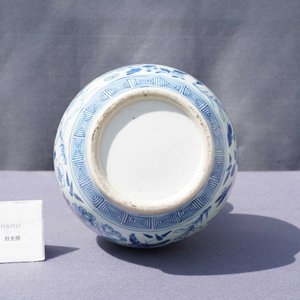 A Chinese blue and white double gourd vase, 19th C. — 照片 8